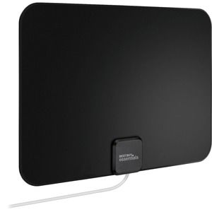 Best Buy essentials™ - Thin Film Indoor HDTV Antenna - Black/White